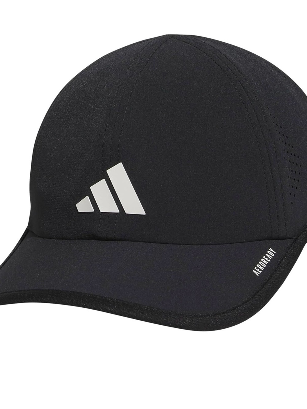 adidas Black Cap with White Logo